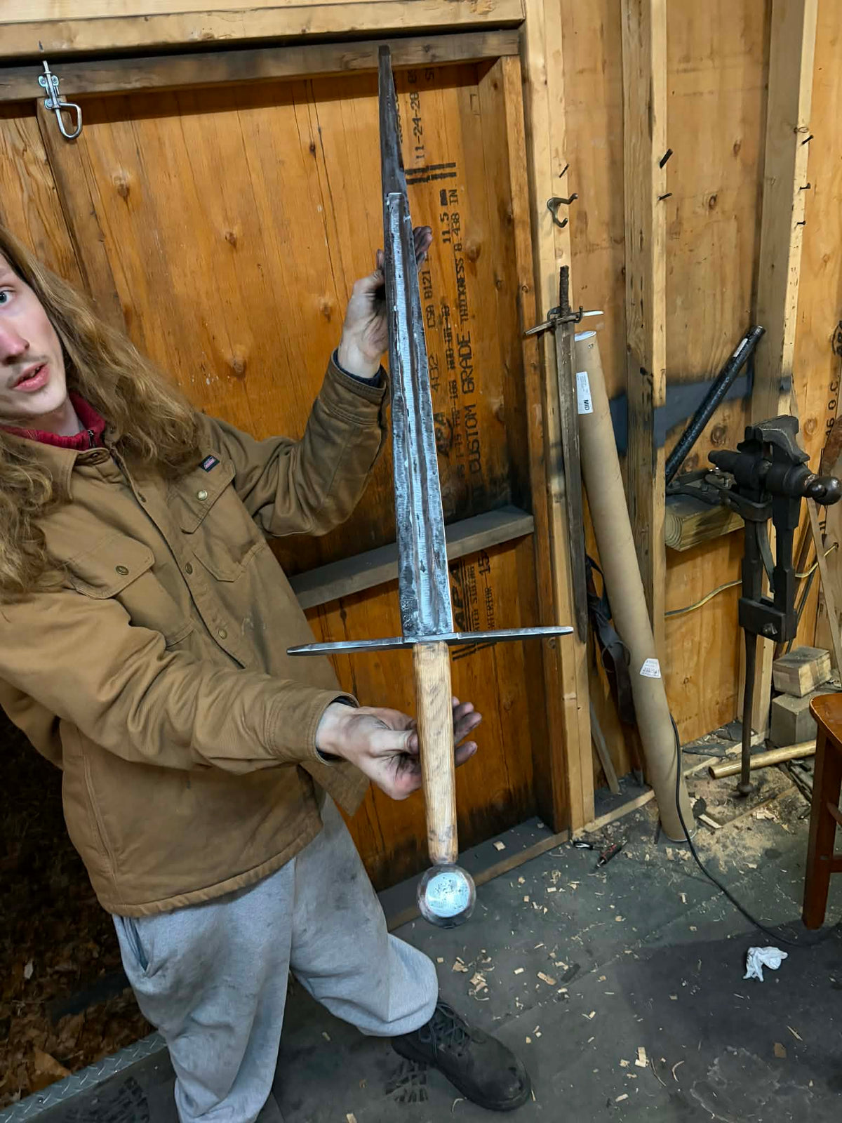 Simple buhurt weapons